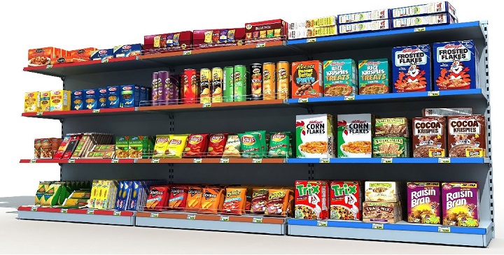retail store gondola unit